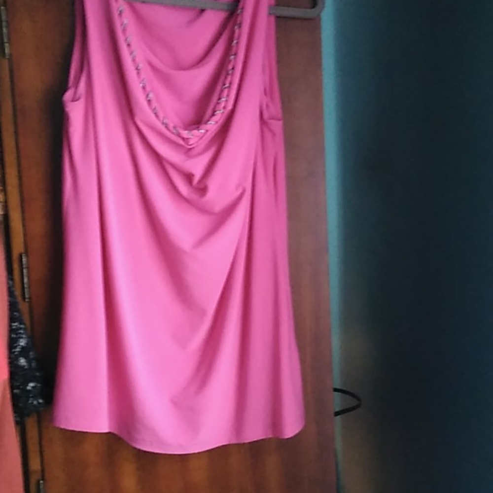 Hot Pink Sleeveless Top